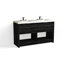 Vista 60" W Freestanding Double Bathroom Vanity