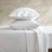 4 Pieces Sateen Sheet Set,White-122818042-122818047