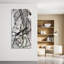 Ink Wax Paint III by John Beard - Artist Enhanced Canvas Print-419370417-419370416