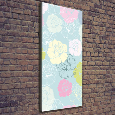 Roses - Wrapped Canvas Print