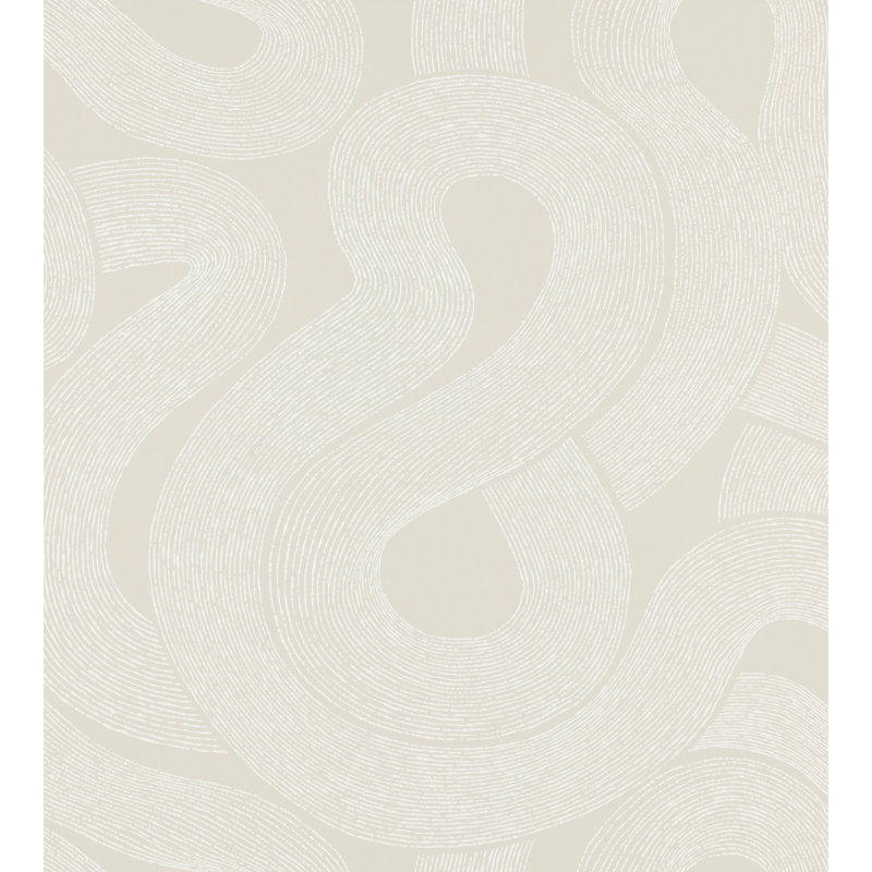 Nippon Abstract Wallpaper Roll, Gray