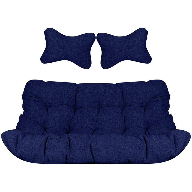Coussin de siège pivotant pour 2 personnes, Marine