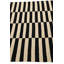 Tapis noir et blanc Orta