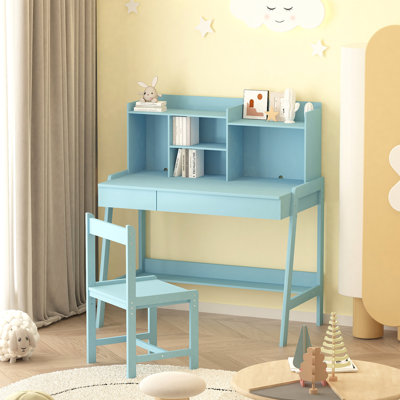 Bureau moderne moderne classique, bureau pour enfants, bureau en bois massif, ensemble de chambre familiale et chaise, compact, multi-espaces disponibles, multi-espaces de rangement