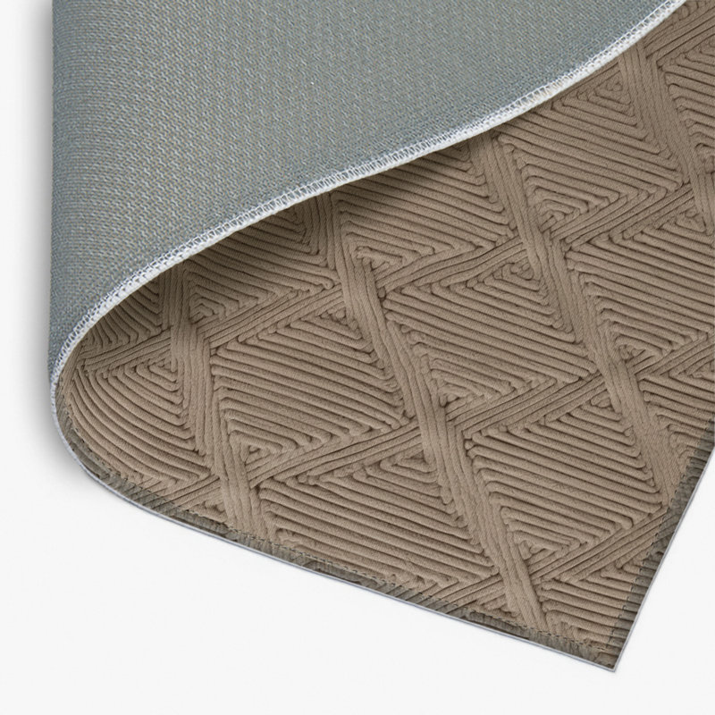 Trellis Gray Indoor and Outdoor Area Rug, Rectangle 2' x 3'