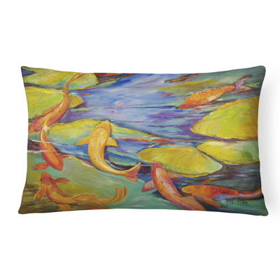 Coussin décoratif intérieur / extérieur Koi
