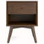 Table de chevet de style moderne Mid-Century