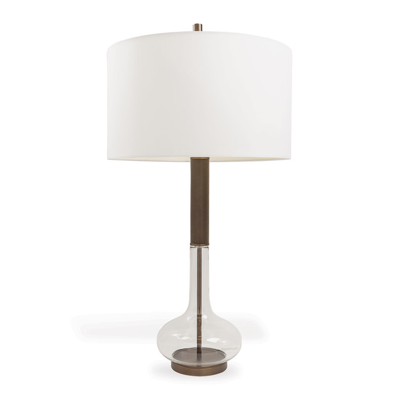Charlie Table Lamp, Clear/Bronze