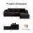 Compressed Chenille Chaise Skeletonless Sofa - No Assembly, High-Density Sponge, Space-Saving Design for Apartments & Living Rooms