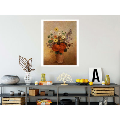 «Flowers in a Vase» par Odilon Redon - Impression giclée