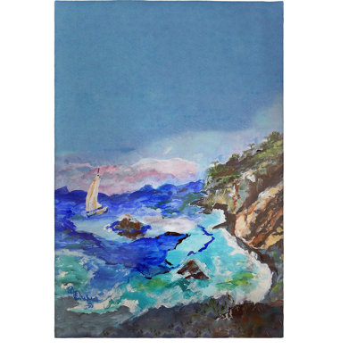 Serviette d'invité Voile les falaises