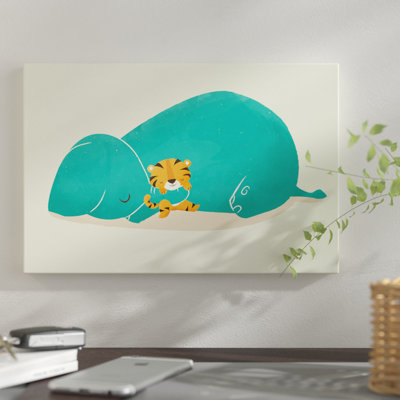 «Tiger Mother», impression sur toile