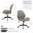 Keitrick Genuine Leather Swivel Executive Chair-1961245074