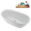 Baignoire autoportante 67 "avec drain interne Streamline-102147218