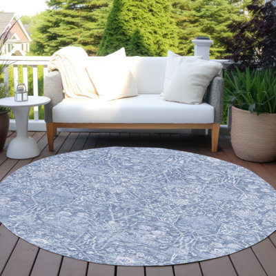 Tapis intérieur / extérieur bleu Mila 