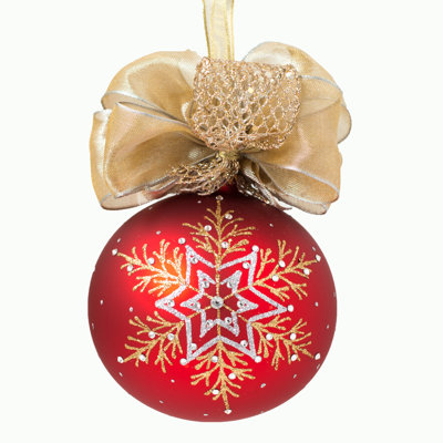 Ornement boule de neige sparkly