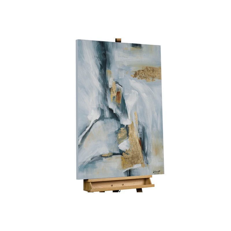 Hand -painted treasure from Atlantis acrylic painting