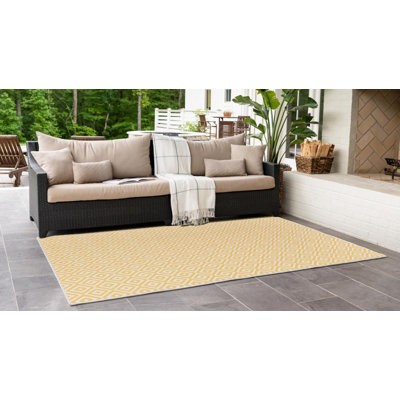 Tapis d'extérieur couleur or