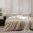 MooMee Duvet Cover Set Silky Sateen Look Luxury Sheen Zipper Closure & 8 Interior Ties 100% Long-Staple Cotton 600TC -106949046-105272388