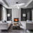 54" 3 - Blade Ceiling Fan With LED Lights And Remote Control Included