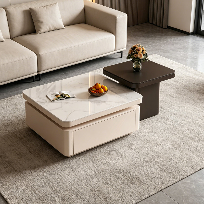 Colberta, Blanc, H 14,56 po x L 27,55 po x l 27,55 po, Blanc