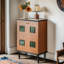 Armoire d'appoint élégante en bois rétro