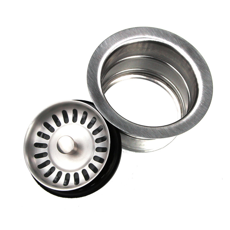 Premium Extended Sink Drain, Stainless Steel