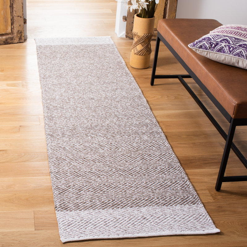 Baum Flatweave Performance Chevron Rug, Runner 2'3" x 8'