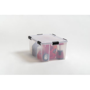 44 Quart WeatherPro™ Gasket Clear Plastic Storage Box with Lid