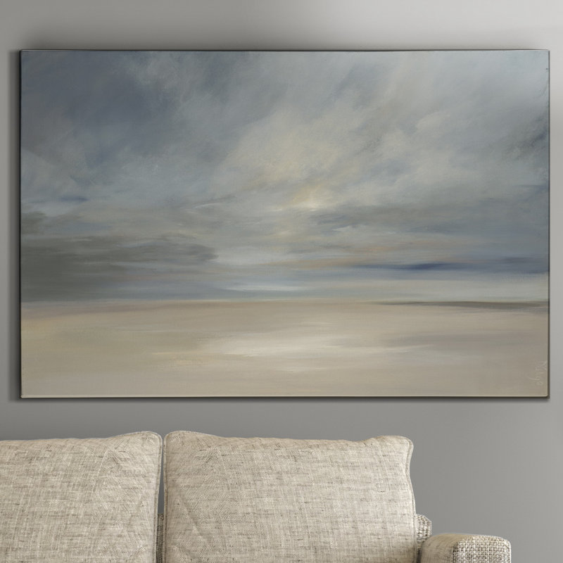 Espoir, peinture sur toile tendue, H 32 po x l 48 po x P 1,5 po