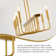 Rumeal 8 - Light Modern Linear Chandelier