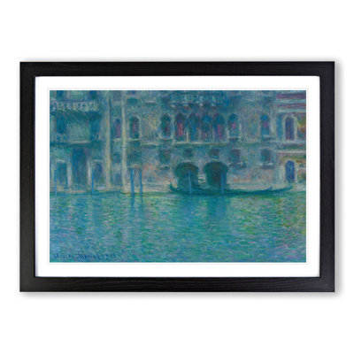 Palazzo Da Mula, Venice by Claude Monet - Framed Print