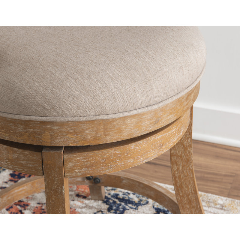 Michele Swivel Upholstered Counter Stool, Counter Stool (26" Seat Height)