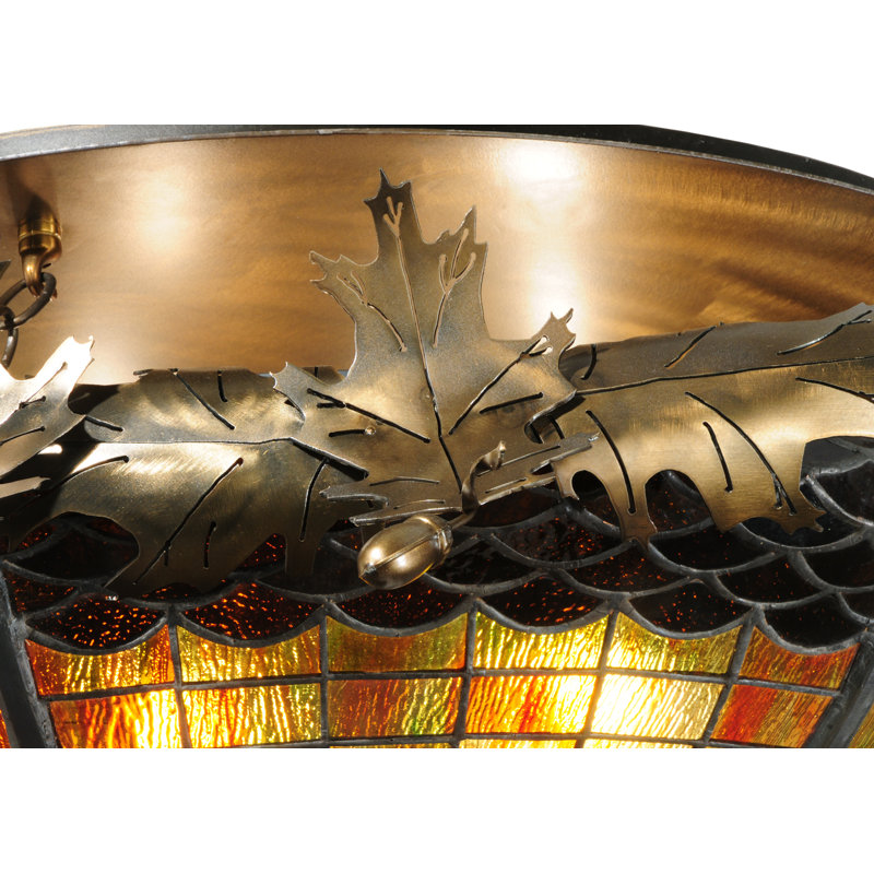 Rustic Lodge 6 - Light Semi Flush Mount