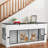 Large Dog Crate Furniture-decorative Heavy Duty Dog Cage Indoor, Wooden Dog Cage End Table With Charging Station, Dog House With 2 Drawers-107086751-108486517
