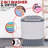 Pure Clean Compact Home Washer & Dryer, 2 In 1 Portable Mini Washing Machine, Twin Tubs, 11Lbs. Capacity, 110V, Spin Cycle W/Hose, Translucent Tub Container Window, Ideal For Smaller Laundry Loads-123182350