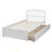 Twin Platform Storage Bed Wood Bed Frame With Two Drawers And Headboard-1915698481