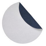 Chic Denim 100% Phthalate-free Vinyl Round Placemats