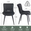Comfortable Padded Dining Chairs with Back Easy Assembly Upholstered Side Chair, Accent Chairs for Kitchen, Dining Room-1321863447