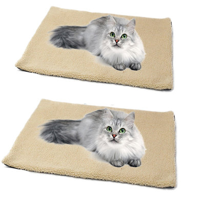 Coussin chauffant pour chat et chien (ensemble de 2)