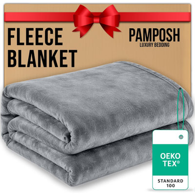 Luxury Plush Fleece Blanket –Premium Ultra-Soft Microfiber Throw, Easy Care for Bed, Sofa, Camping & Travel