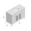 Ensemble de meuble-lavabo simple 49 po Evelyn-28784425