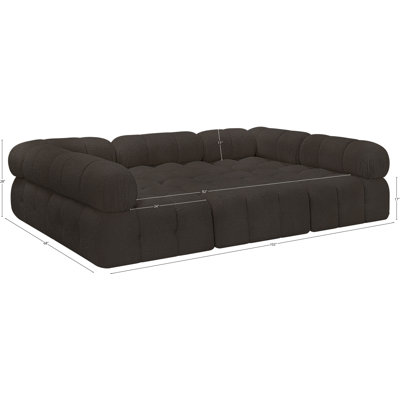 Ames 102" Upholstered Sectional