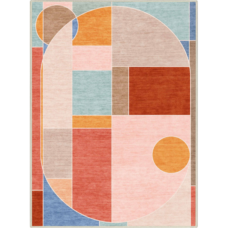 Kehr Essence Modern Geometric Area Rug, Rectangle 3'3" x 5'