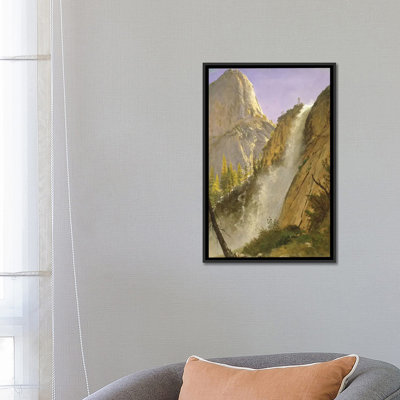 «Liberty Cap, Yosemite Valley, 1873» par Albert Bierstadt - reproduction d'art sur toile tendue