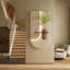 Décoration murale moderne minimaliste créative avec lumière DEL télécommandée-110827309