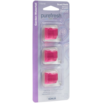 Purefresh Refill Scent Packs for Purefresh Toilet Seat, Garden Waterfall