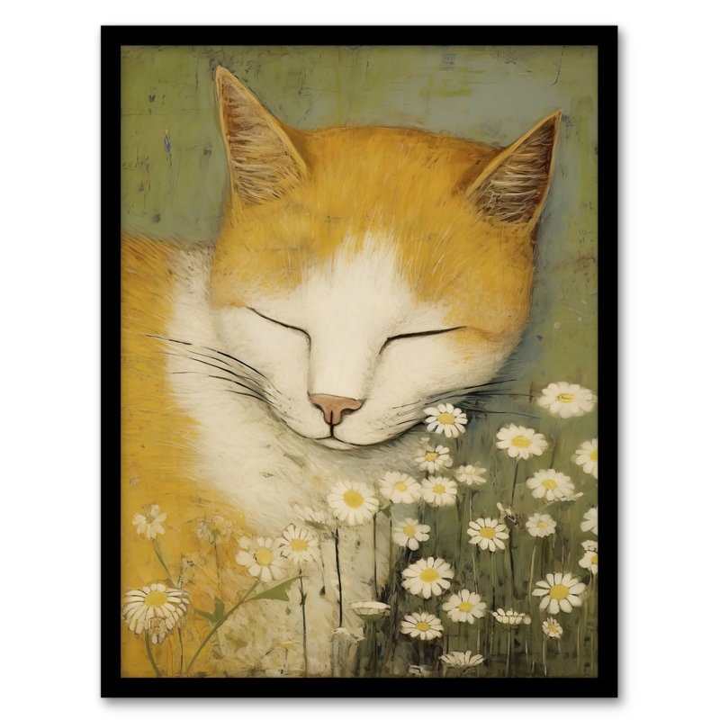 Sleeping With The Daisies by Gillian Keenan - Single Picture Frame Print