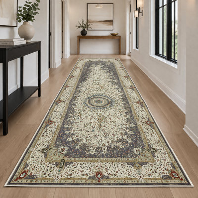 Oriental Machine Tufted Shag Area Rug