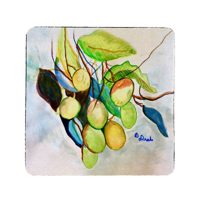 Ensemble de 4 sous-verres manguier